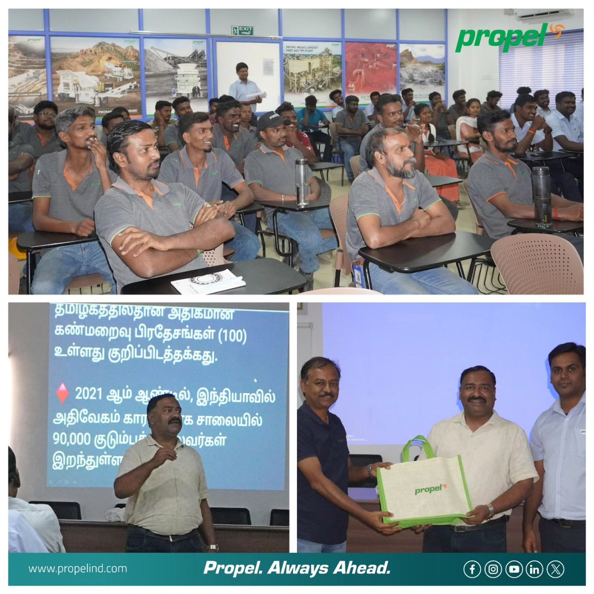 Yesterday, PROPEL hosted a Road Safety Awareness Rally and Training Program, paving the way for safer roads ahead!

Let's drive change together!

#RoadSafetyHero #RoadSafety #PROPELsafety #SafeJourneyAhead #RoadsafetyRally #PeopleatPropel #trainingprogram