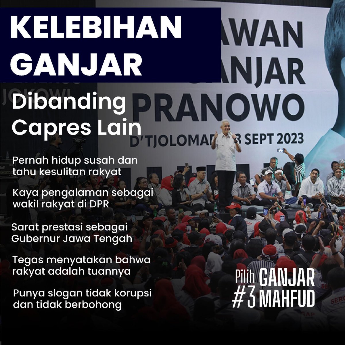 💌  Ganjar Mahfud Hebat #Coblos3 #3GM #DuluJokowiSekarangGanjar DiTPSpastikan AYAHBowoGBRAN       Terus terus terus bacot gede kerja nol