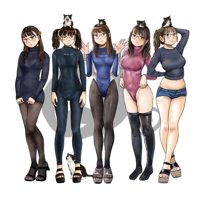 #みんなの描いたぴっちりが見たい  いろんなぴっちり😏