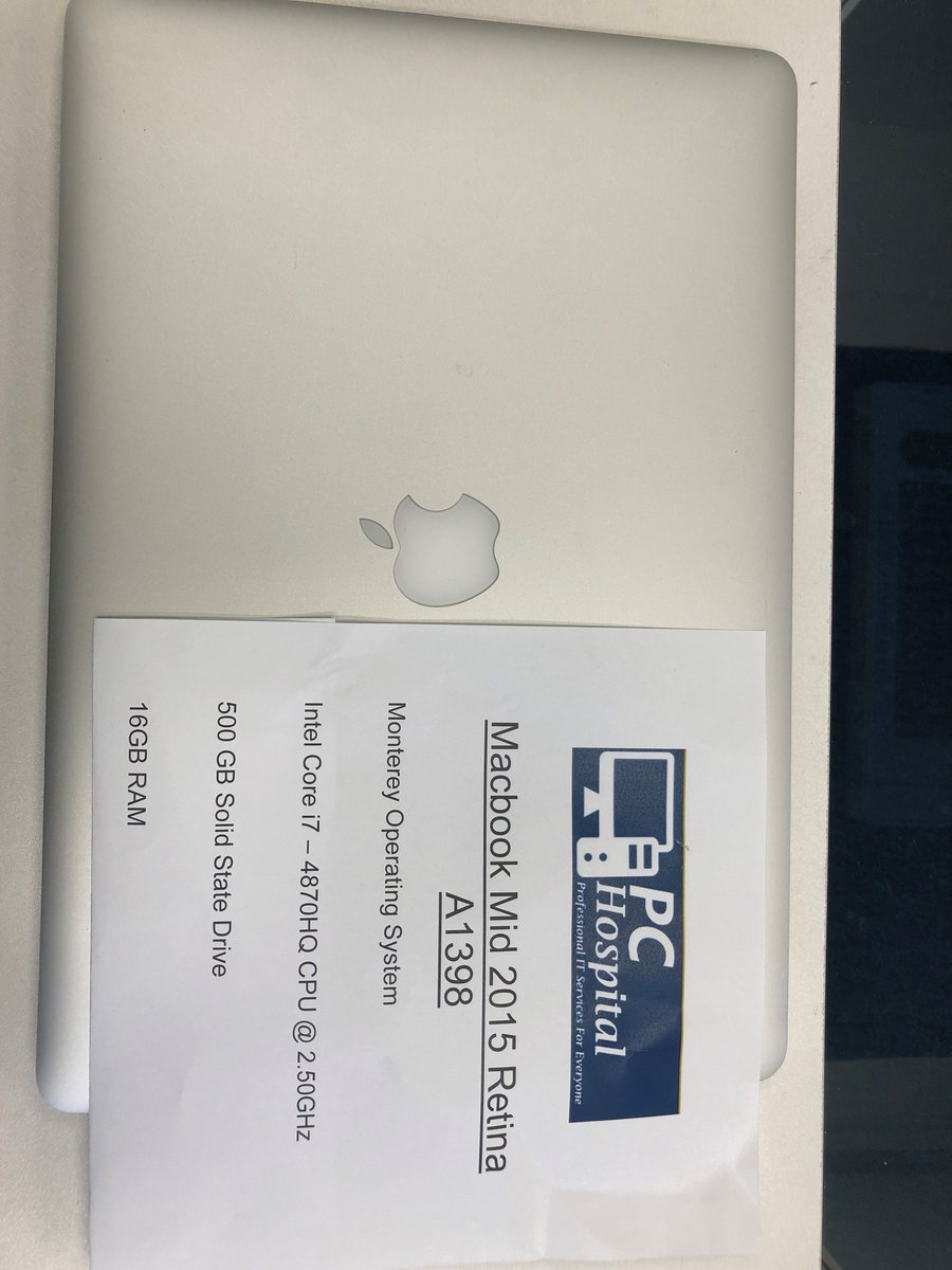 PCHospitalUk's tweet photo. PC Hospital now have a range of Apple Macbook Pros for sell, we are open to offers. Please visit us or call us if your interested or have an enquiry. Our address is 3A Station Approach, Hayes, Bromley BR2 7EQ, Call us on 0208 464 4554 https://t.co/8srSiGpbfQ