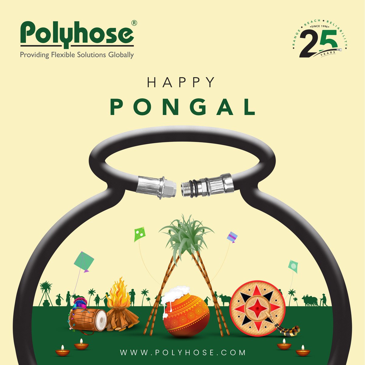 #Polyhose extends warm wishes to everyone on the joyous occasions of #Pongal, #MakarSankranti, #Lohri, #BhogaliBihu, #Uttarayan, and #PaushParva! 🌾🌟

May the spirit of unity and abundance bring prosperity and happiness to all.
#FestiveGreetings #Prosperity #UnityInCelebration