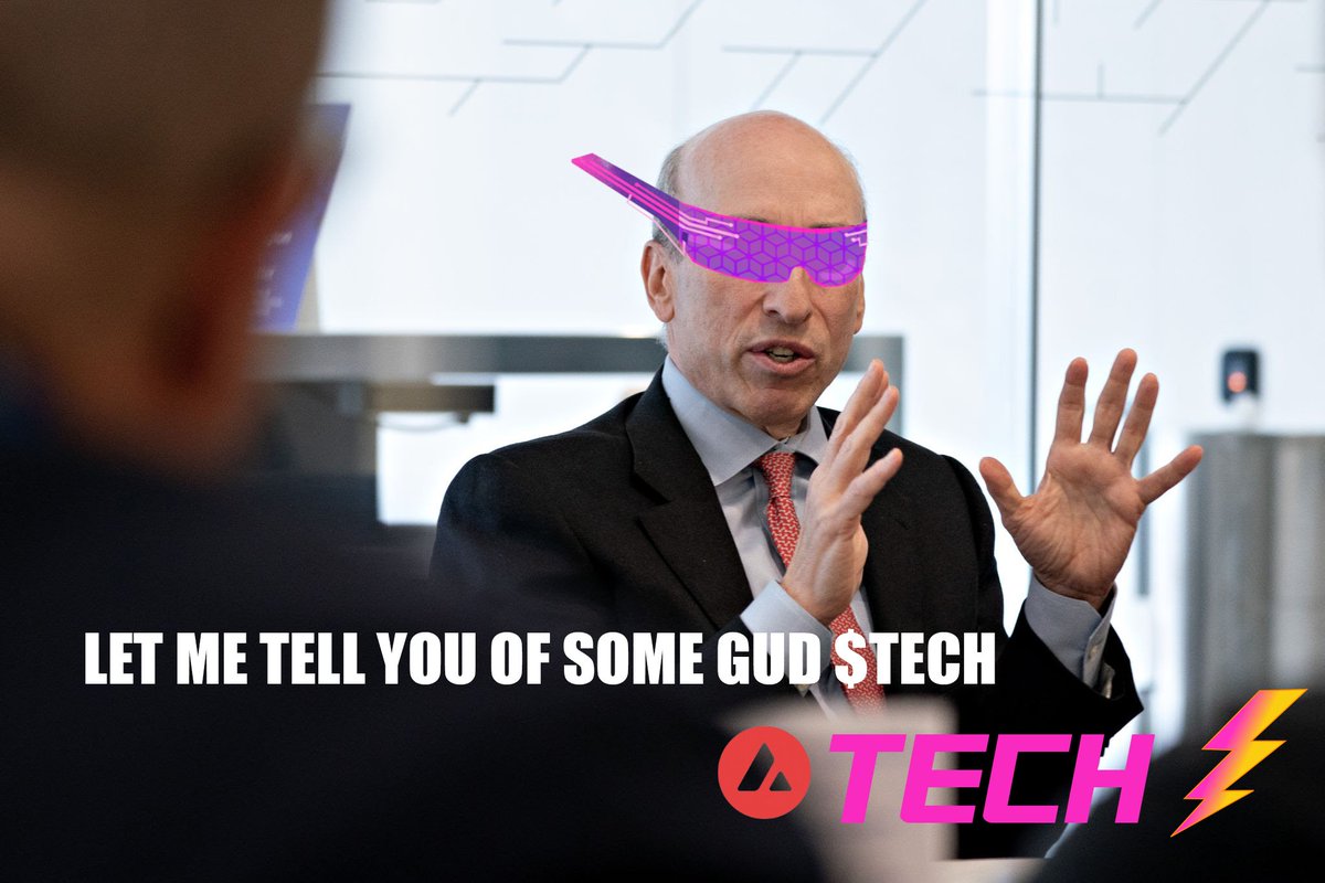 <a href="/GudTechAVAX/">Gud $Tech🖥️ Now on Avalanche</a> It seems Gary knows something we don't.👀

Isn't the first time he talks about $TECH either