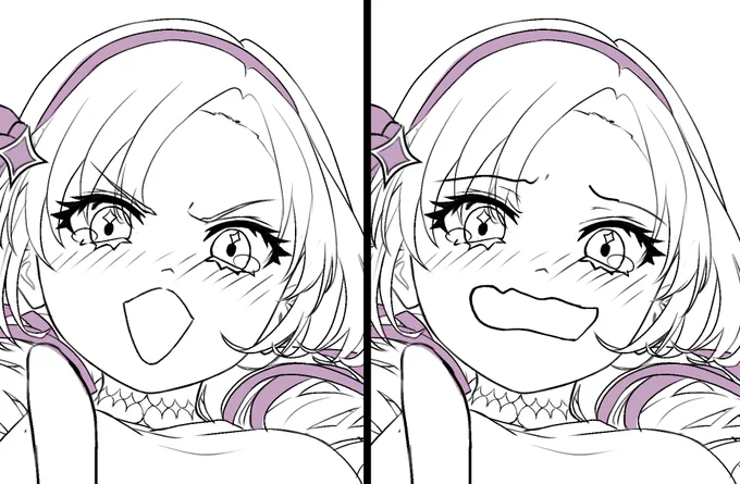 表情悩みますわ～～～～～～～～!!!! 