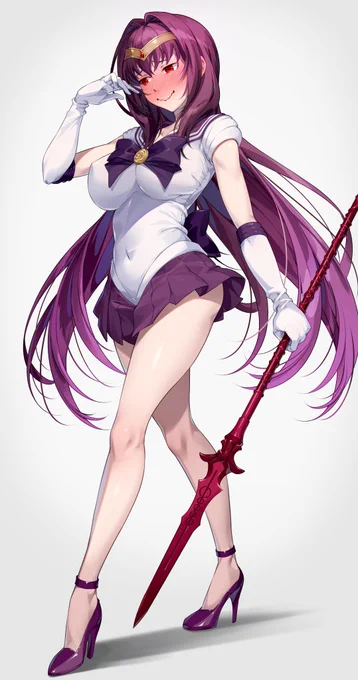スカサハ師匠ならセーラー戦士の衣装も #FGO