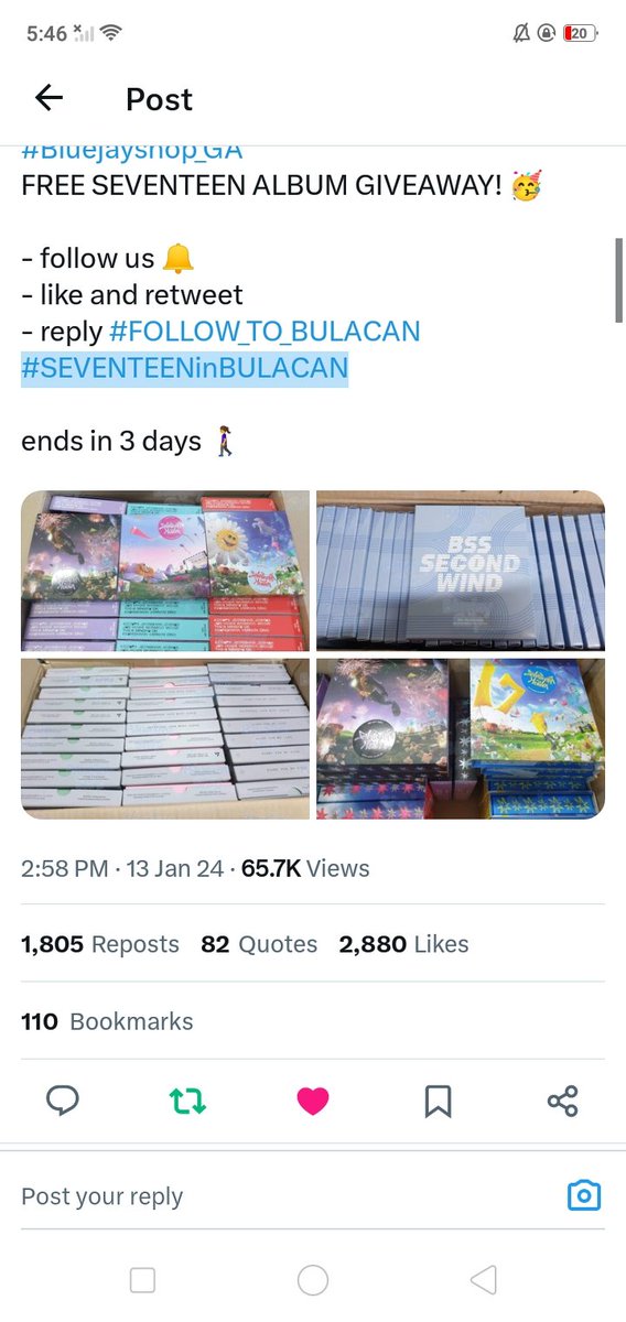 taekkuzone's tweet photo. @bluejayshop SANA MA-CHOOSE PLS PLS 🥹

#FOLLOW_TO_BULACAN #SEVENTEENinBULACAN https://t.co/rklyMnfHYv