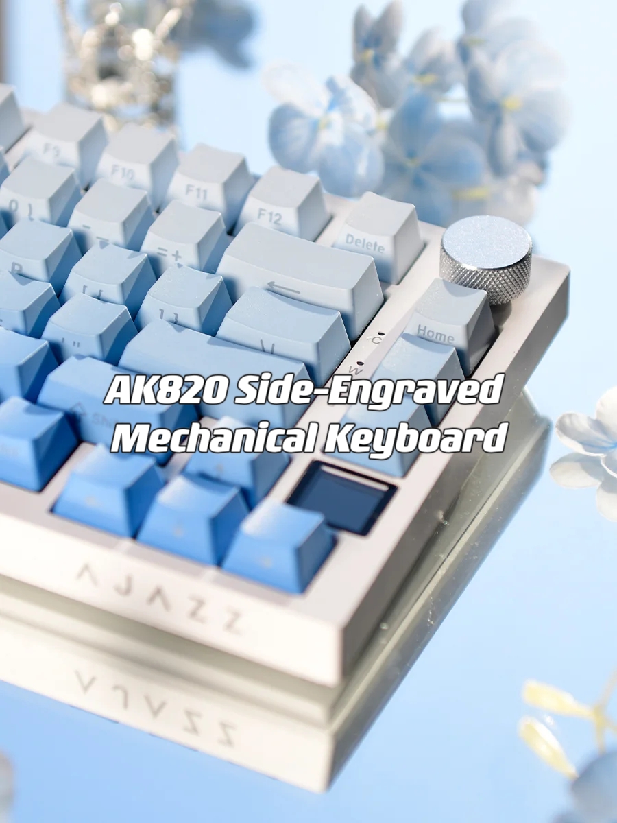 The lighting effect design of the AJAZZ AK820 Pro mechanical keyboard , keyboard