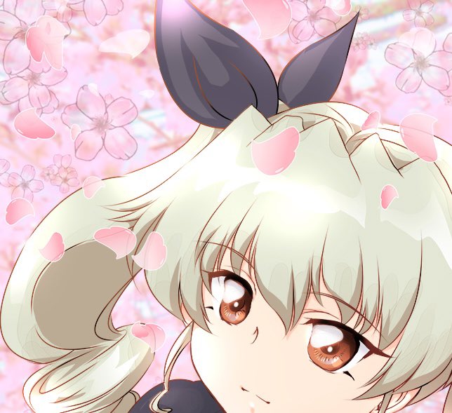 アンチョビ(ガルパン) 「#このタグを見た人は自分の絵柄の目部分を見せる 」|なかさわけい㌠のイラスト
