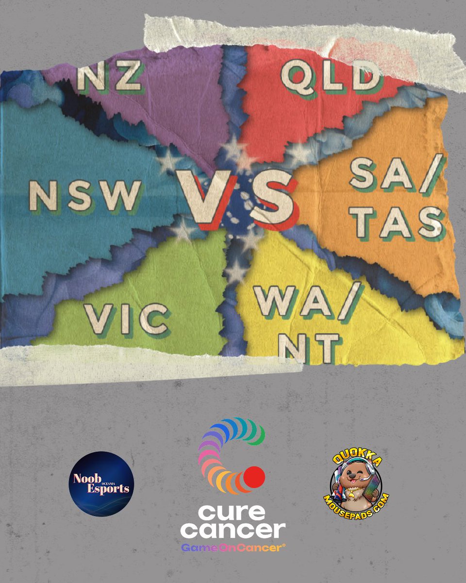 noob_esports's tweet photo. Are you a ANZ content creator, Valorant Pro or Game Changers player? Are you ready to represent your state in a regional clash - to show once and for all which region is best and all while raising funds for a good cause??

Noob Esports is partnering with Game On Cancer to produce the Noob Esports Regional Battle  - A Valorant battle of the States and lil' bro NZ.
6 teams representing, NSW/ACT, QLD, VIC, SA/TAS, WA/NT and New Zealand - made up of 1 pro player, 1 game changers player and 3 content creators (Bronze/Iron, Gold/Plat, Dia/Asc).

If you think you have what it takes and would like to rep your region or if you would like to nominate someone comment below!
