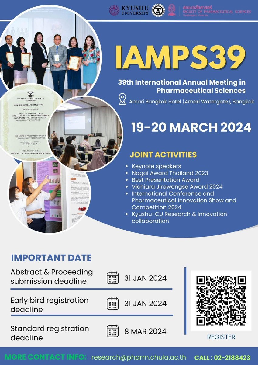 anggraini_dk's tweet photo. Bagi teman teman #farmasi yang berminat mengikuti #international #conference di #bangkok 😊 https://t.co/b85Xpx6cLa