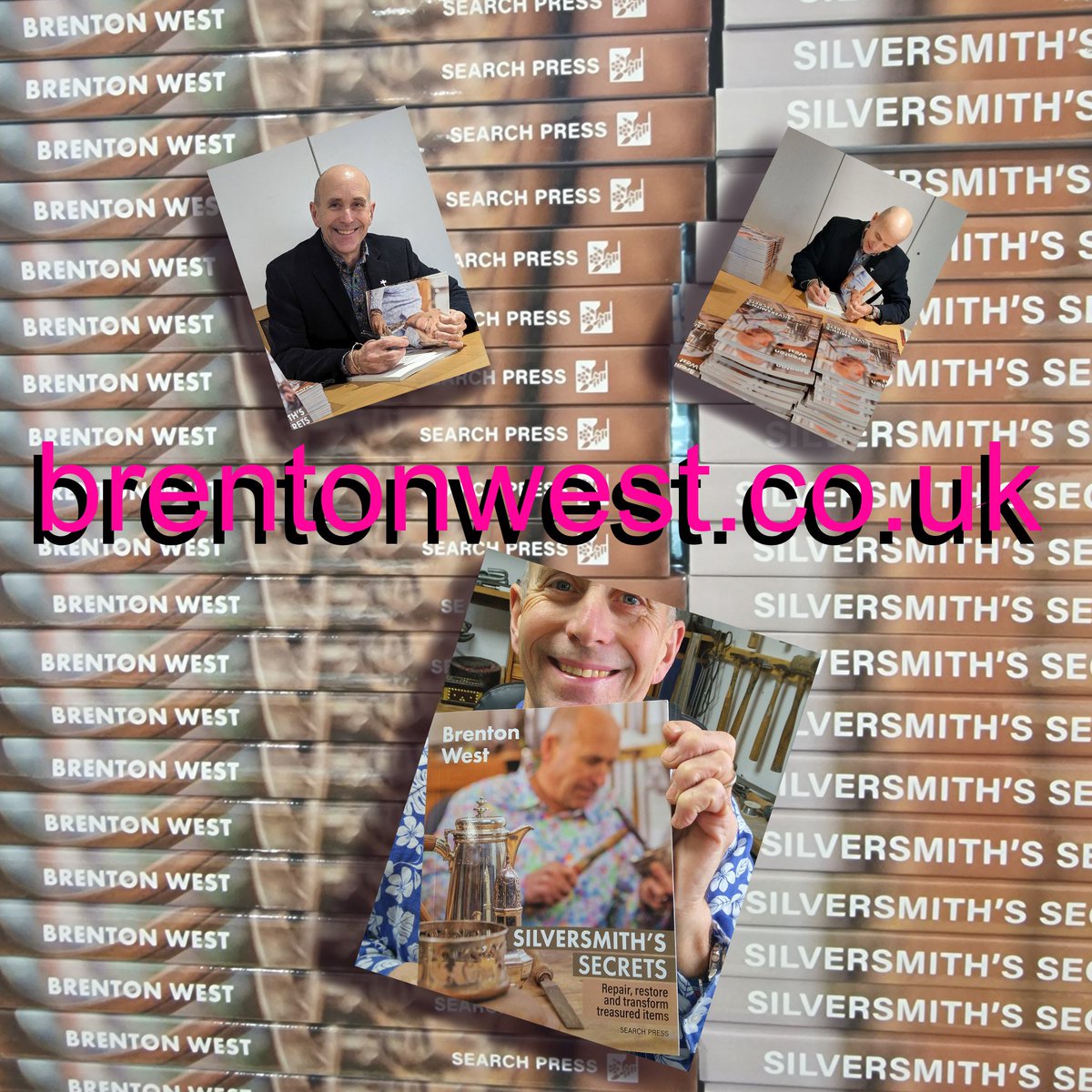 Signed copies of my book Silversmith’s Secrets available to buy through my website. For added fun, 1 book in this bunch has a small symbol drawn by my signature. Whoever gets that book, contact me with a picture of the symbol. You will win either silver dragonfly earrings or pin
