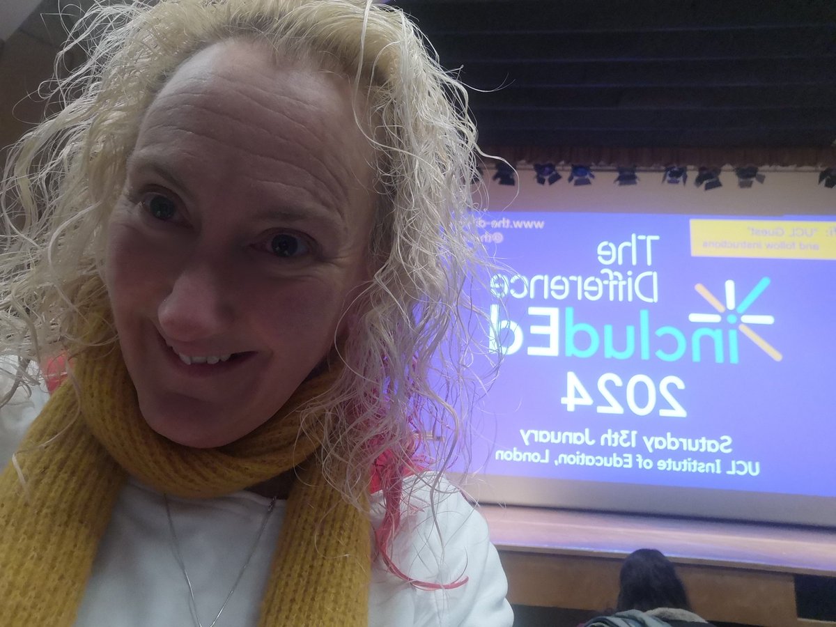 At 'includ-ed' conference. It may be a cold Saturday in London, but will be worth the journey. Proud to want to be part of what makes 'the difference'.