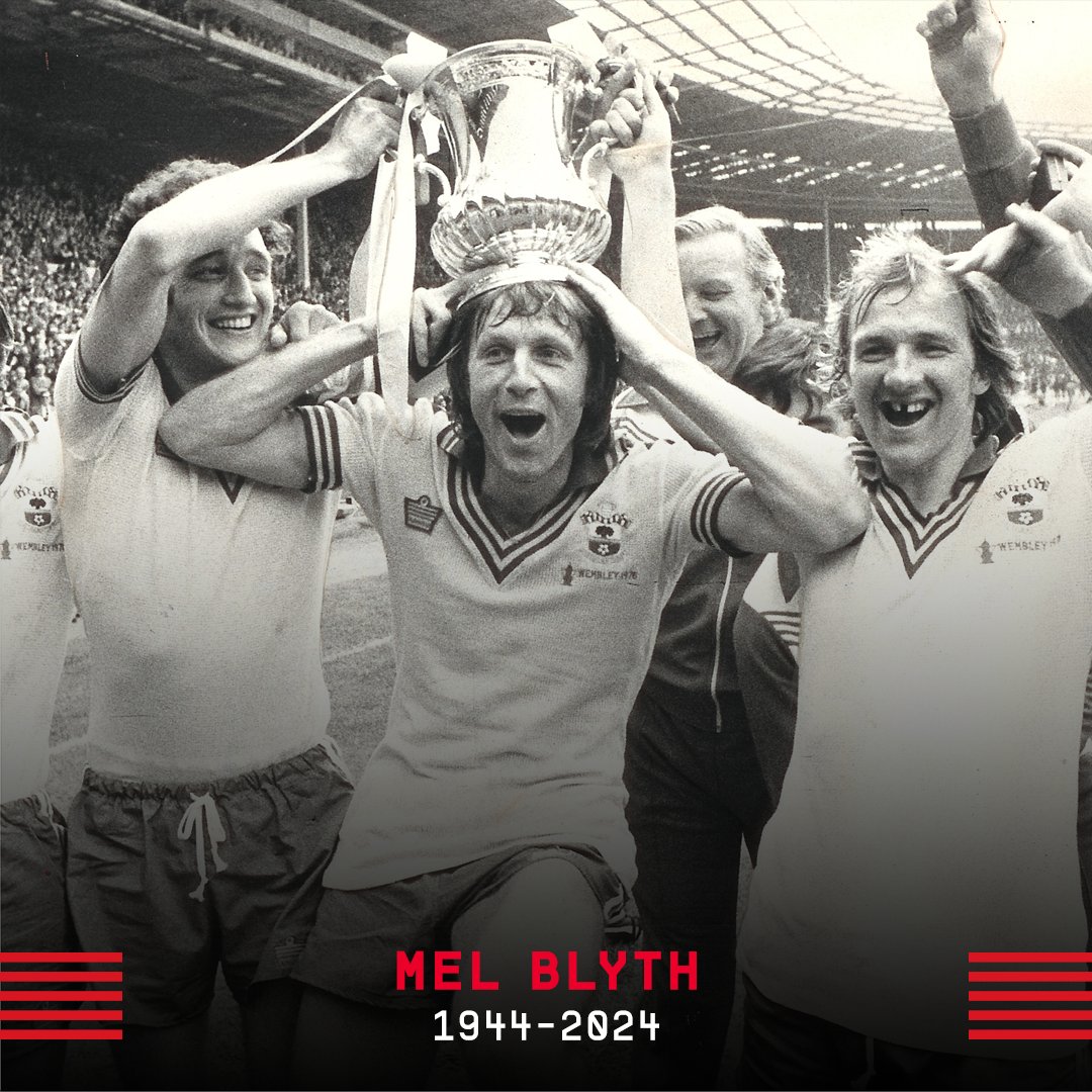We are extremely saddened to learn of the passing of one of our 1976 FA Cup heroes, Mel Blyth.

As well as being a huge part of the team that won the trophy, Mel also made a total of 136 appearances during his time with the club.

Our thoughts go out to all of Mel's loved ones.
