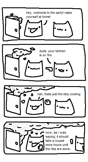 its not burnt, its just char 