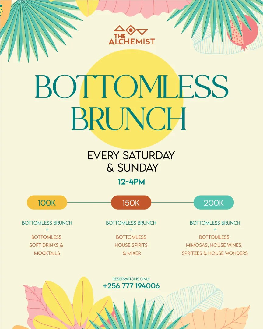 No weekend is really complete without brunch!🌮🥂 Join us every Saturday & Sunday for a good time. #BottomlessBrunch #Brunch 

- Ciroc Brunch: Every first Sunday of the month
- Bottomless Brunch: Every other Saturday & Sunday