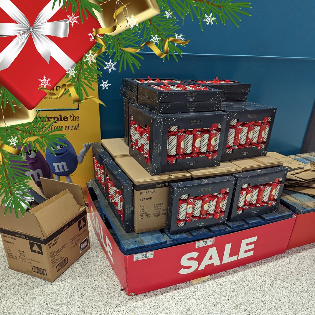 ❄️🎄 Christmas Dinner on Jesus 2024 With CDoJ 2023 over - it's never too early to start thinking ahead! 👀 We've spotted an amazing deal in Asda (Burnden Park) - £5 pulling crackers reduced to 50p! 😱 If you can pick up a box to donate we would be so grateful 💙 🌟 Thank you!