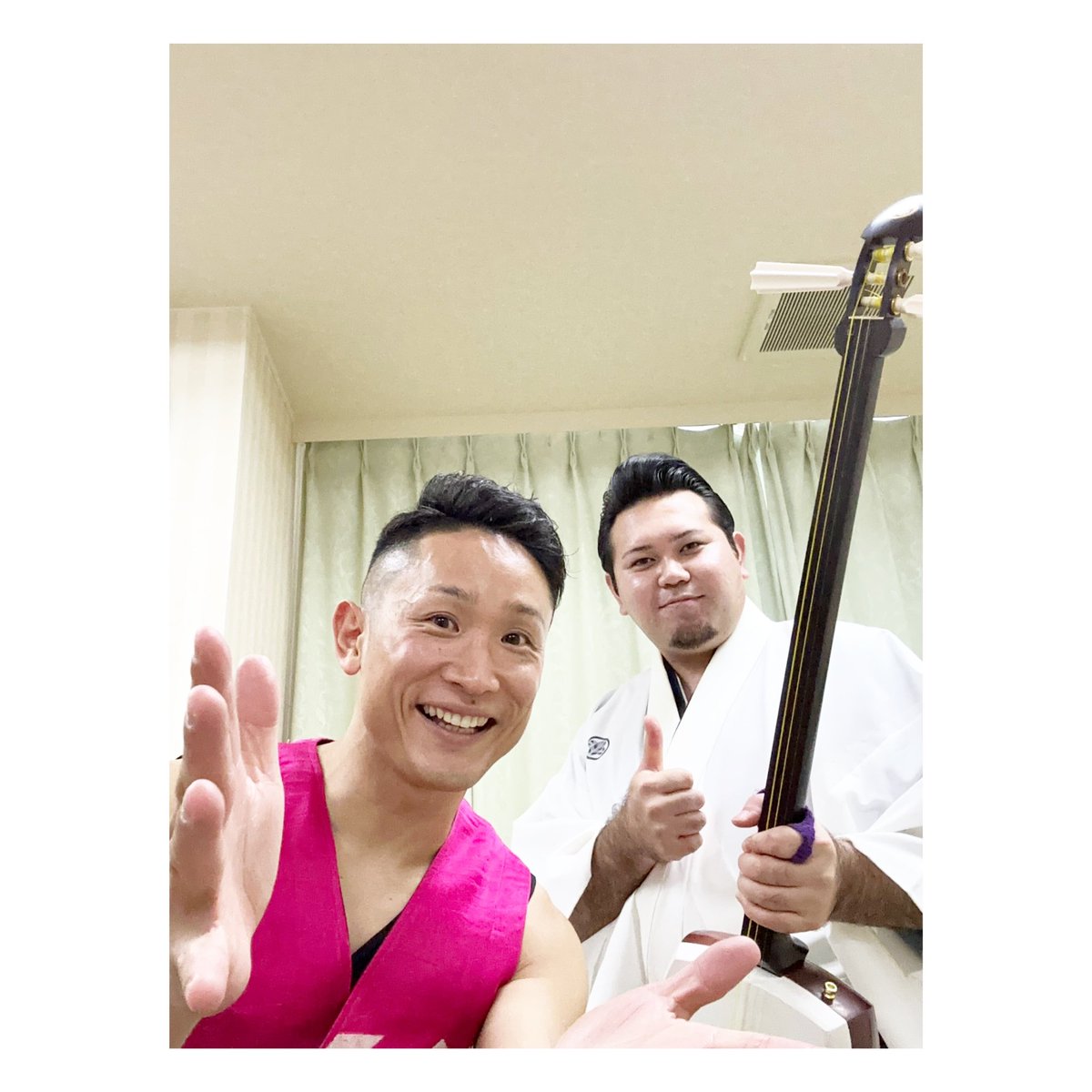 shin_taiko's tweet photo. 今日は #井上強嗣 くんと2人で演奏でした🥁
明日はエゾンミュージック教室の発表会🎵 https://t.co/pKQ1kPdP9d
