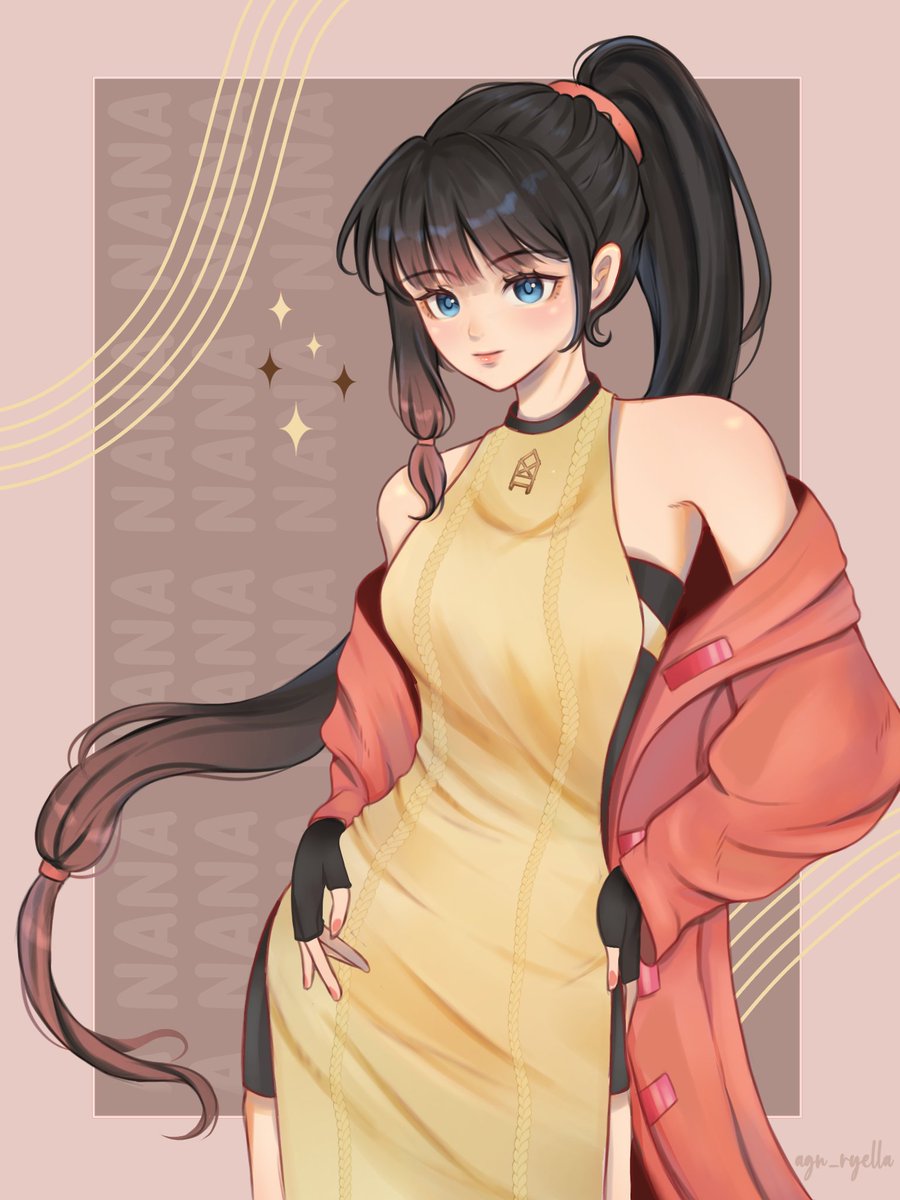 agn_ryella's tweet photo. Art trade with her beautiful OC from @Elineyuhu 🧡💛
Aaa sukaa banget sama desain karakternya. Hope you like it 😆✨
#arttrade #art #artidn https://t.co/hGNlUI31Ff
