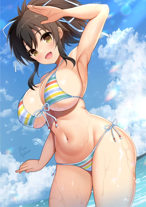 閃乱カグラの飛鳥ちゃん描きました#Senrankagura 
