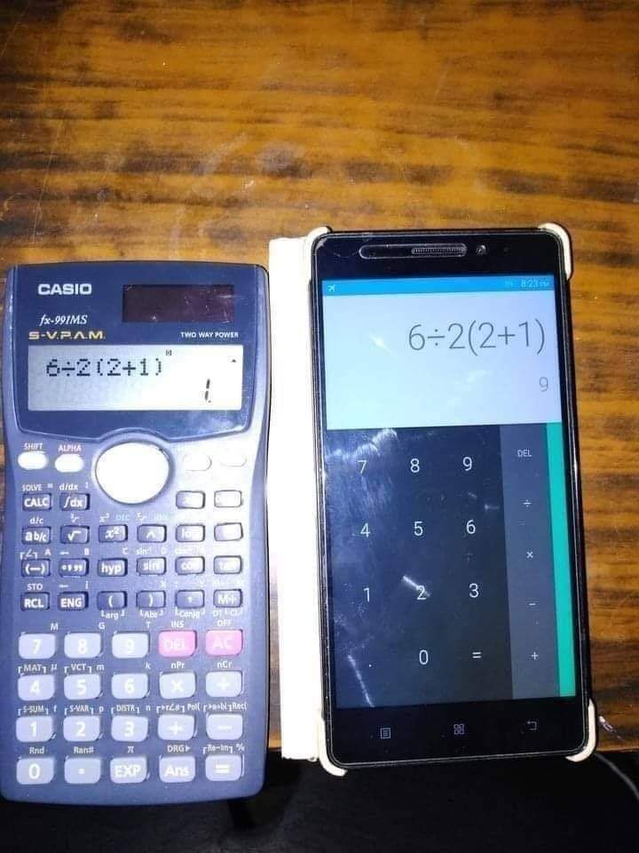 TheEngInfinity's tweet photo. Which one is Correct?  Casio(1) or Mobile (9)🥸 https://t.co/sAB5l0BH0l