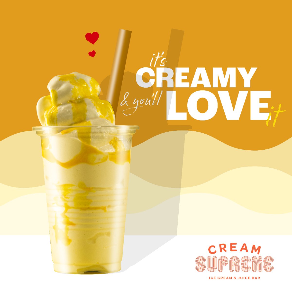 Sip, smile, repeat! 🥤😊 
#TheFoodHub 
#CreameSupreme 
#Milkshake