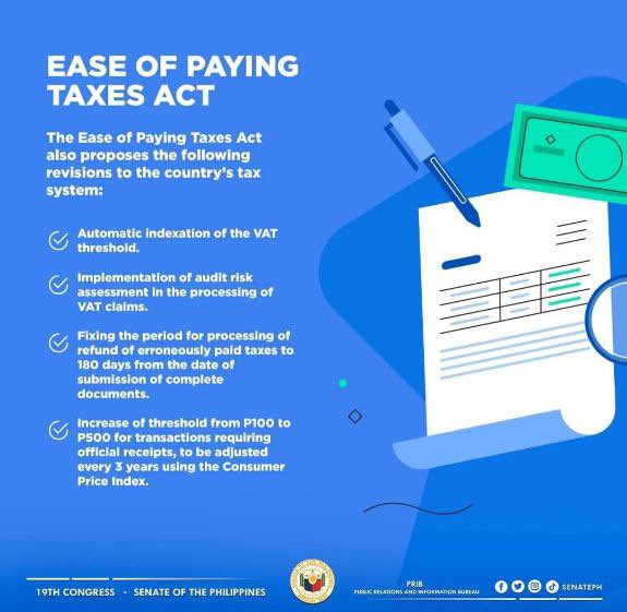 Better informed than sorry. Atleast be familiar, quick glance on Ease of Paying Taxes Act (RA 11976), know your law!