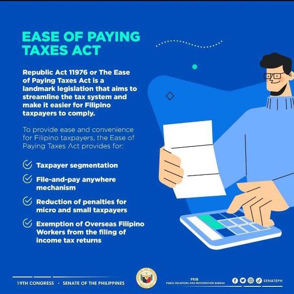 edgeCPA's tweet photo. Better informed than sorry. Atleast be familiar, quick glance on Ease of Paying Taxes Act (RA 11976), know your law! https://t.co/52j81dg0P5