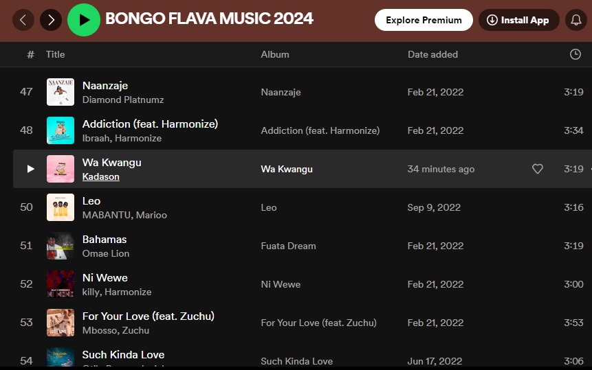 kadason_'s tweet photo. Big thanks to @omae_lion for featuring #WaKwangu on the Bongo Flava Music 2024 Spotify Playlist! Keep streaming our favorite Valentine anthem #KadasonMusic #WaKwangu #Spotify https://t.co/Oc1273wqnE