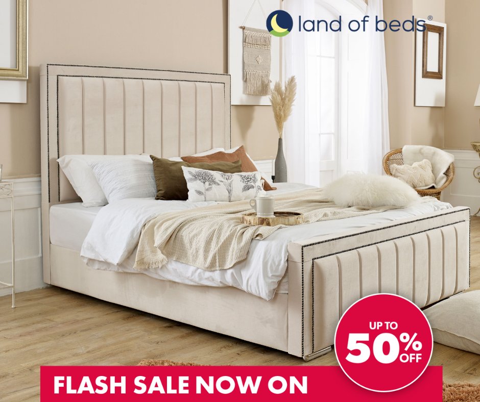 LandofBeds's tweet image. Revamp Your Rest: Endless Styles, Budget-Friendly Smiles! 

Dive into savings with our bed frames. Free delivery and finance options are available. 
👉landofbeds.co.uk/browse/brand--…

#bedframe #beds #sleep #finance #freedelivery #sale #shopnow
