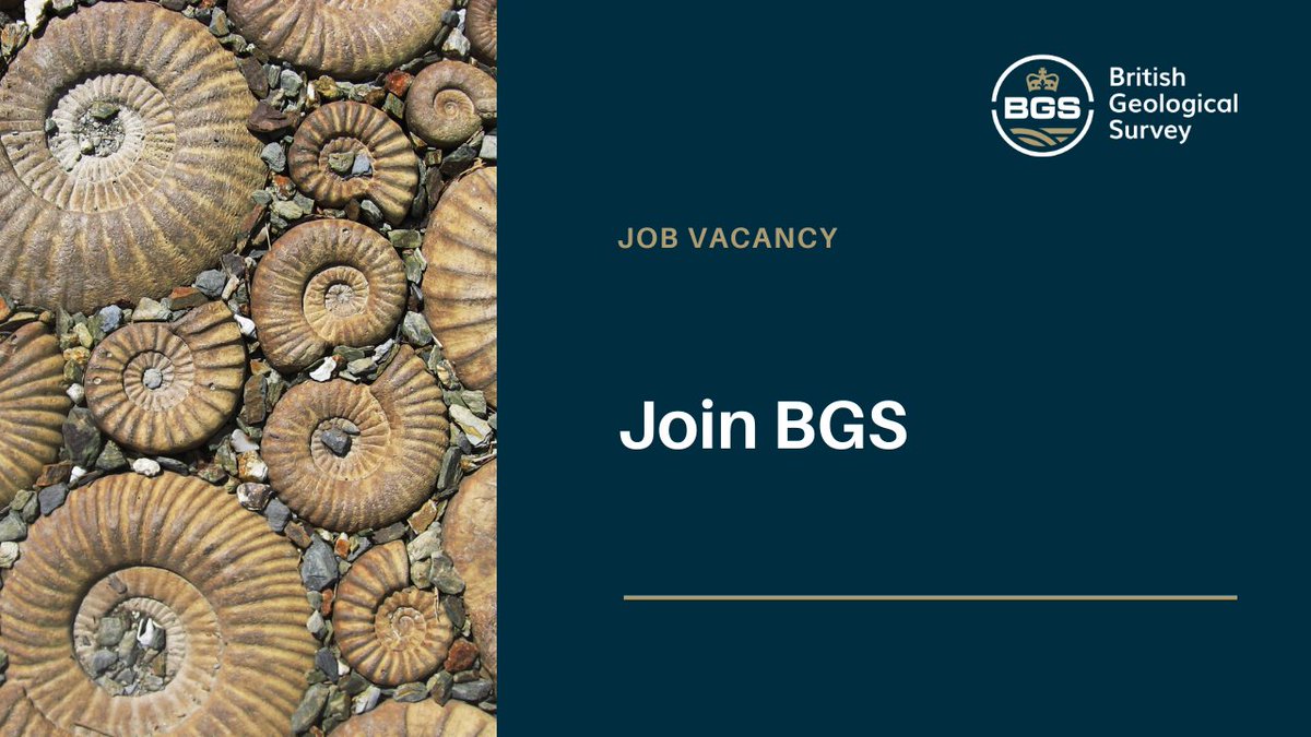 Considering a career with a world-renowned geological organisation?

We have vacancies for: 
🧪 Experimental Geochemist
📈Science Data Steward – Seismic
📞Estates helpdesk operative 
And more...

Apply for a job with the British Geological Survey today: 
bgs.ac.uk/about-bgs/work…