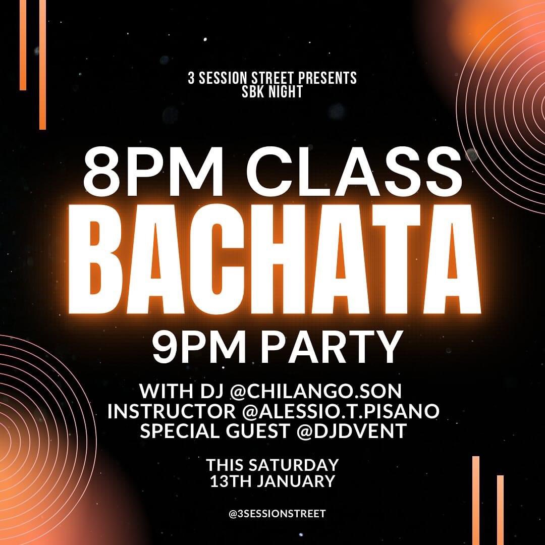 Join us for our new bachata dance event. Party starts at 9pm but join our class and learn the moves from 8pm. It’s a fun night not to be missed. #fitness #bachata #Salsa  #SaturdayMood