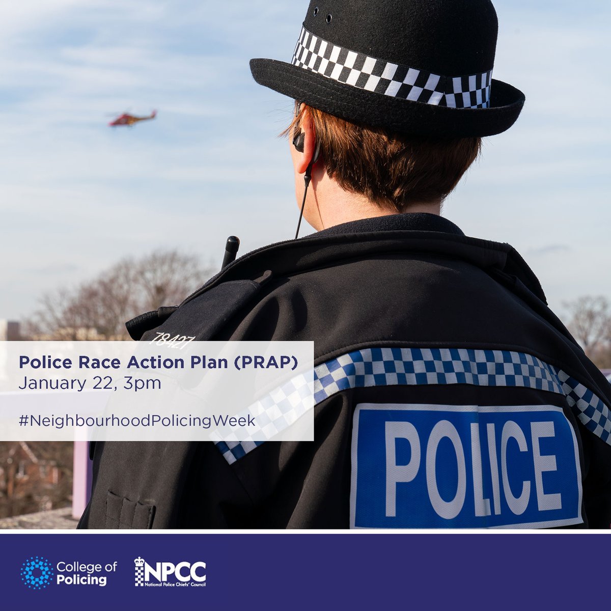 Connect with Detective Superintendent Ron Lock to learn more about the Police Race Action Plan (PRAP) on 22 January at 3pm. Grab your spot for this crucial event ⬇ events.teams.microsoft.com/event/ae95aac6…