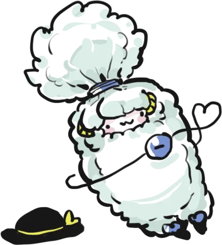 #こいシープ なんかきょうは頭が柔らかく締め付けられているような感覚がしててねてました。