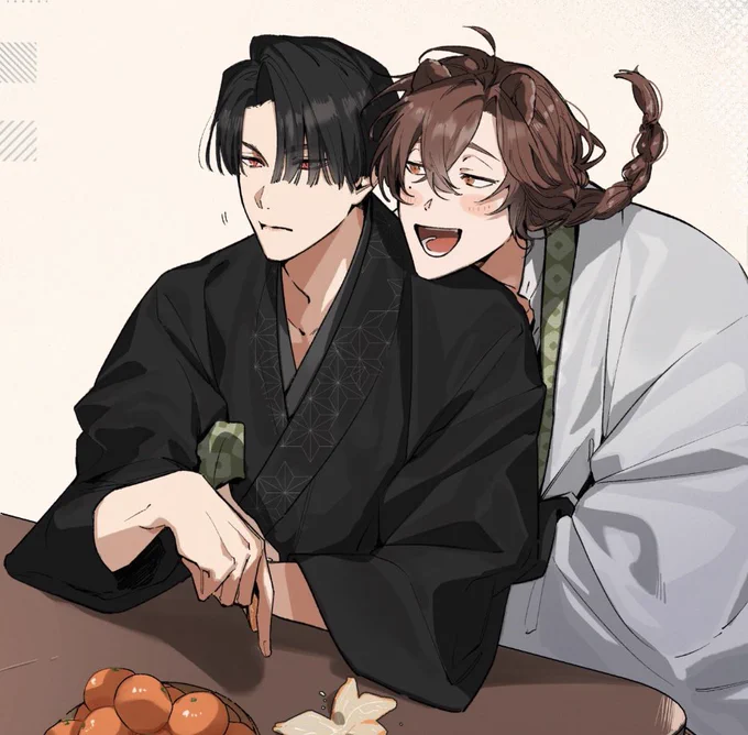 #神様とインモラル おまけ更新されました!  こたつでぬくぬくの三郎と神楽  mangaparkprod.page.link/4oZD