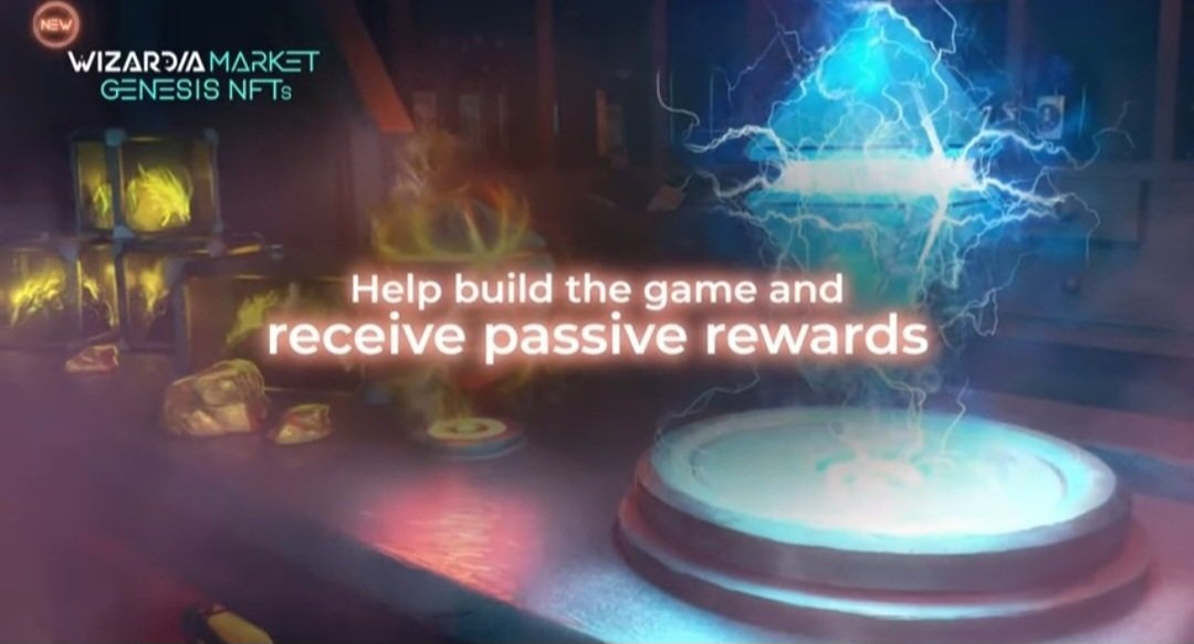 WIZARDIA's NFT game with passive earnings NFTs Market Genesis copy referral code and you will have a 5% discount: wizardia.io/ref3=b15fypwcnh