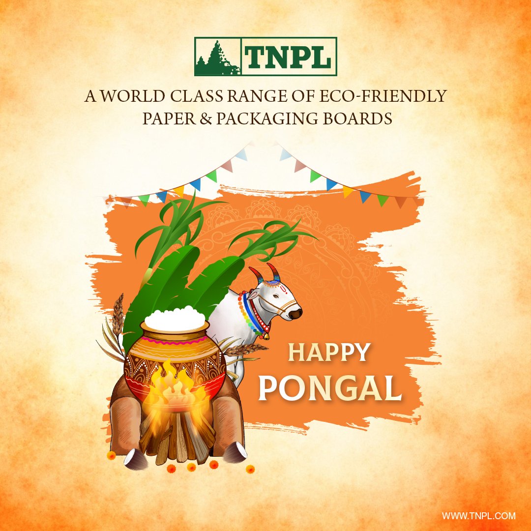 tnplofficial's tweet photo. We Wish You All a Very Happy Pongal !!!
"As the Pongal pot overflows with abundance,
may your life be filled with joy, positivity and blessings... "
#Happypongal #TNPL #ecofriendly #paper #Packagingboard https://t.co/LZLcibm6ys