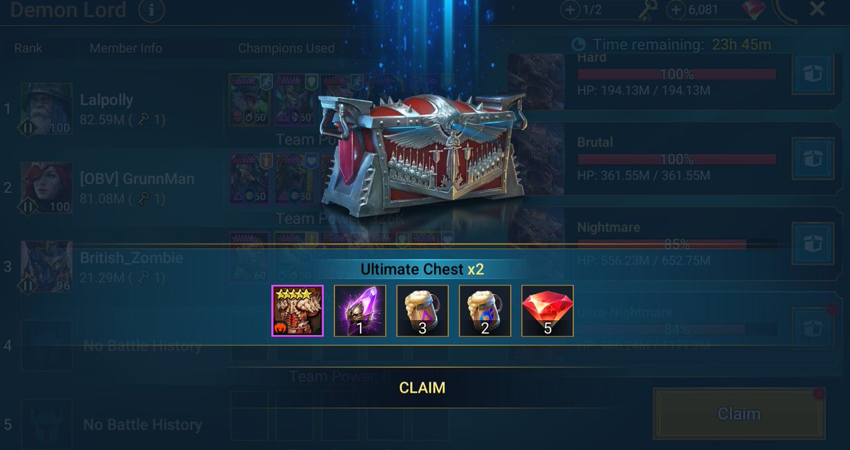 BoomerPlayGame's tweet image. 1 x #AncientShard | 2 x #VoidShard | 1 x #SacredShard | #ClanBoss #RaidShadowLegends #BoomerPlayTwitter