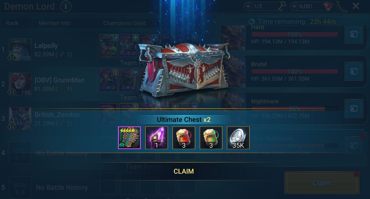 BoomerPlayGame's tweet image. 1 x #AncientShard | 2 x #VoidShard | 1 x #SacredShard | #ClanBoss #RaidShadowLegends #BoomerPlayTwitter
