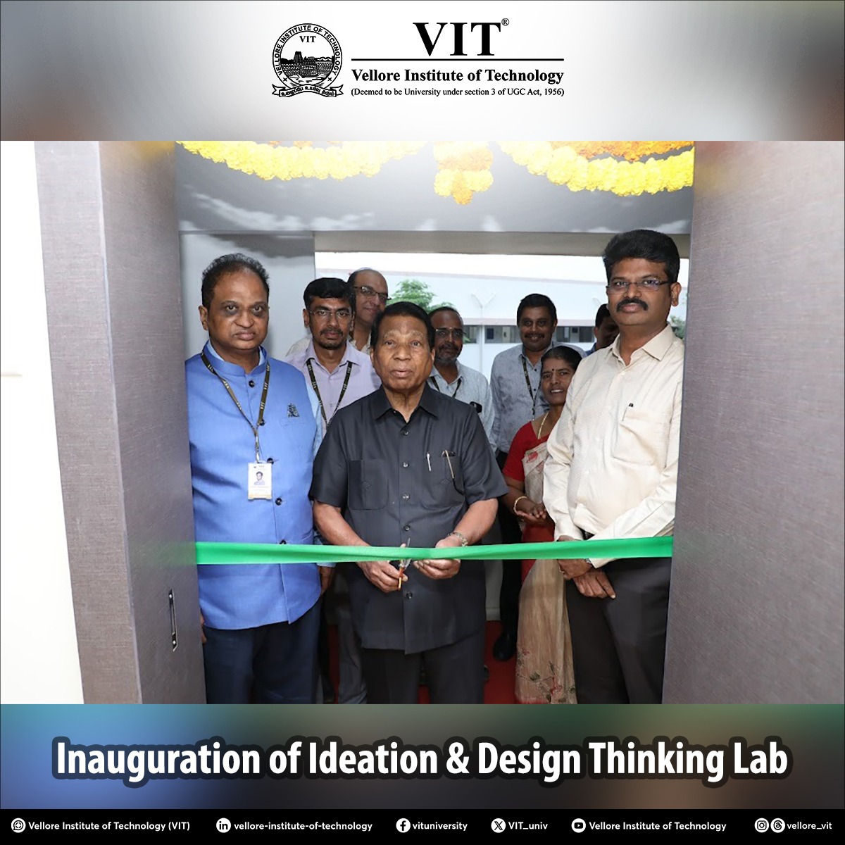 VIT_univ's tweet photo. Inauguration of the Ideation & Design Thinking Lab and the “renovated” Computer Aided Manufacturing Lab under the School of #MechanicalEngineering (SMEC) happened on January 10, 2024.
#VIT #SMECLabs #IdeationAndDesignThinkingLab #ComputerAidedManufacturingLab #CAMLab https://t.co/jUponNa41f