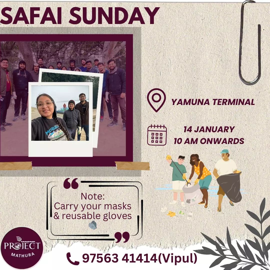 projectmathura's tweet photo. #SafaiSunday
PM Modi ji has urged every citizen to join'Shramdaan',a nationwide cleanliness drive at worship places,from 14-22 jan,celebrating Lord Ram's arrival.
"हम अंगना सजायेगे,तभी तो श्री राम २२ को आयेगे"
@IASshashank10
@NVrindavan
@CommissionerAgr
@rituias2003
@narendramodi https://t.co/smrDIiOBgl