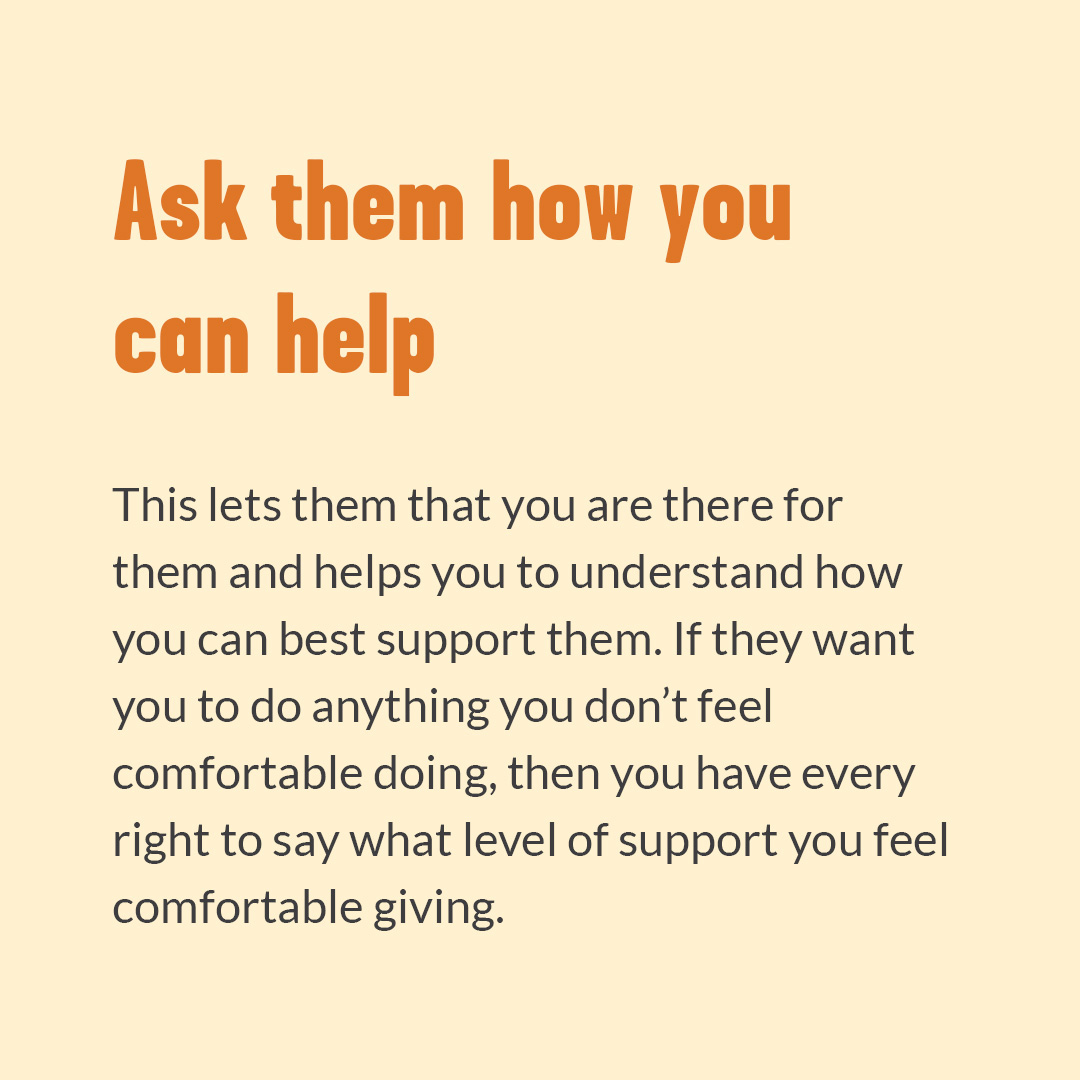 Four ways to *really* listen to someone who is struggling with their mental health.