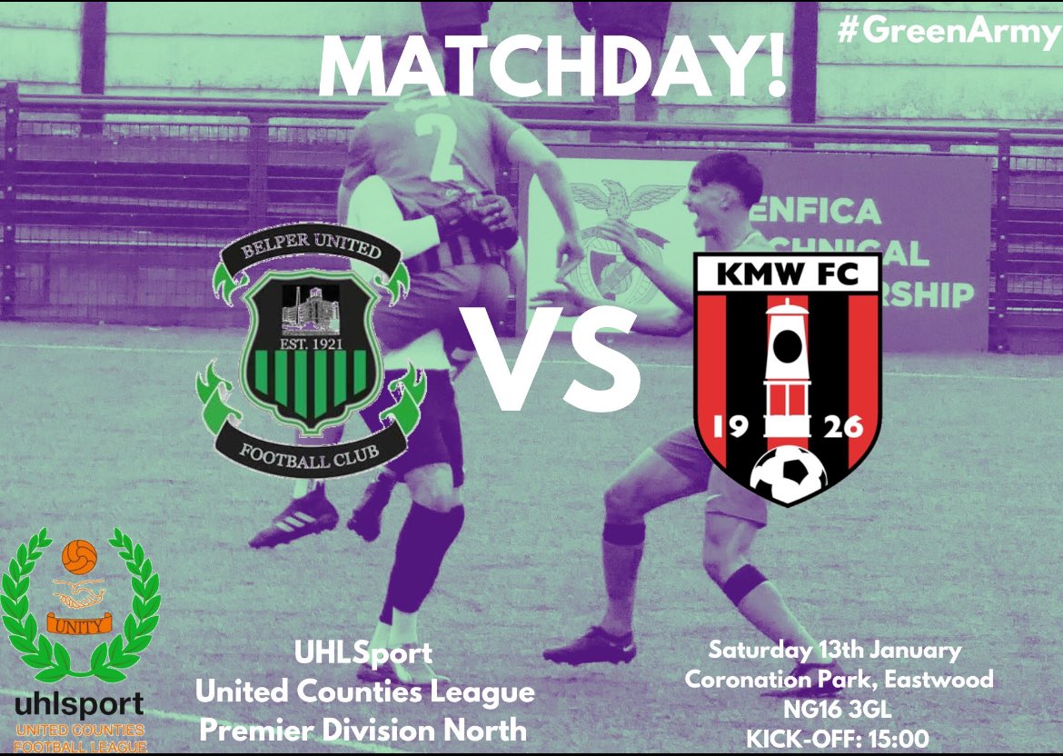 BelperUnited's tweet photo. Many Thanks to Nistca Ltd for sponsoring today’s game v @KimberleyMWFC 

📅 Sat 13th Jan
🏟 Coronation Park, NG16 3GL
🏆 @utdcos Prem Div North 
🕒 3.00PM
🎟 £7, £5, under-16 free
📗 £1.00 &amp; Pin Badges £3.50 https://t.co/JT56SPYuxn