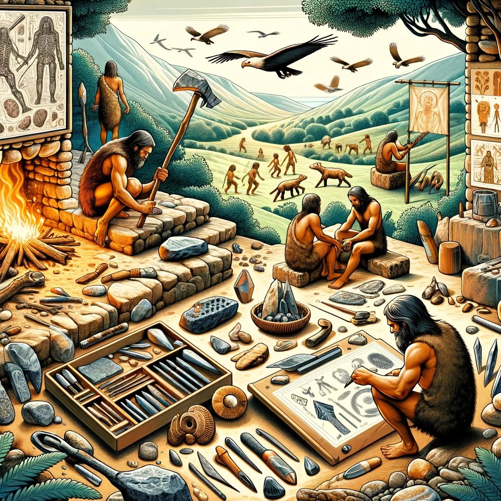 nftboxteam's tweet photo. Day 17:"Technological advances in the Upper Paleolithic: From sophisticated tools to advanced social structures. #AncientTechnology #UpperPaleolithic https://t.co/sJ4XXy8GuS