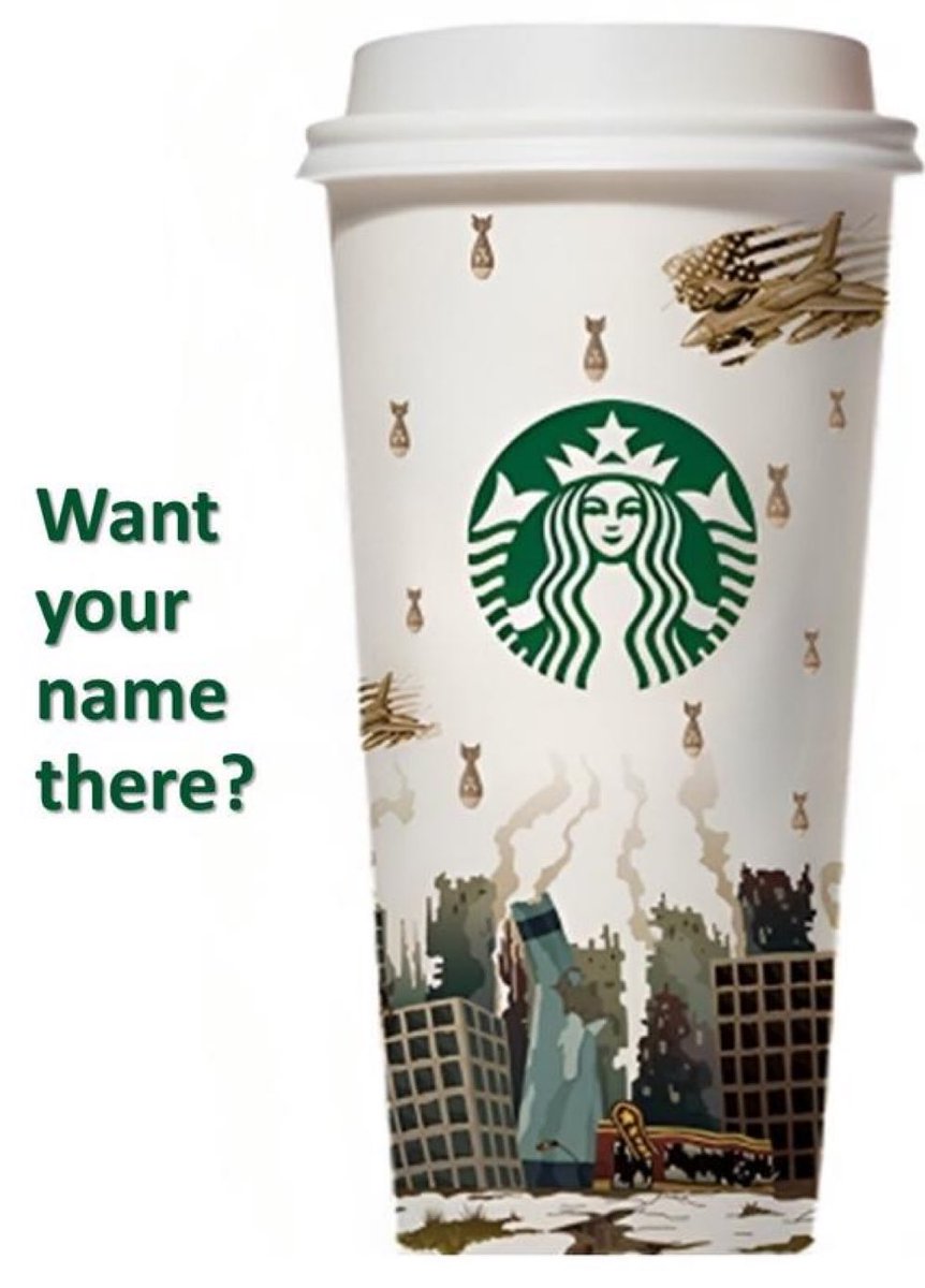 DrLoupis's tweet image. Remember to BOYCOTT child killers today and everyday🩸🩸🩸

#BoycottStarbucks