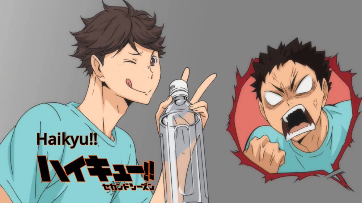 kagstinycrown's tweet photo. i miss the haikyuu bottle commercial breaks https://t.co/xjDXLofqtE
