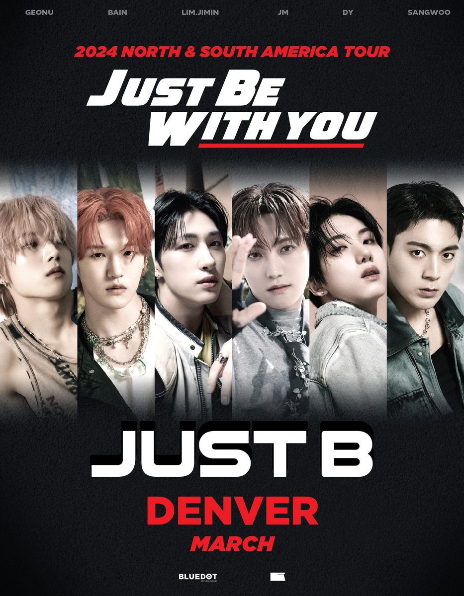 Hello! ONLY B😍!! Nice to meet you!! I'm excited to share some joyful news. The first city for JUST B's 2024 North &amp; South America Tour has been decided, and it's "🐻Denver, CO." Stay tuned for updates on the next cities.🫰

#JUSTB #저스트비 #JustBeWithYou #denver