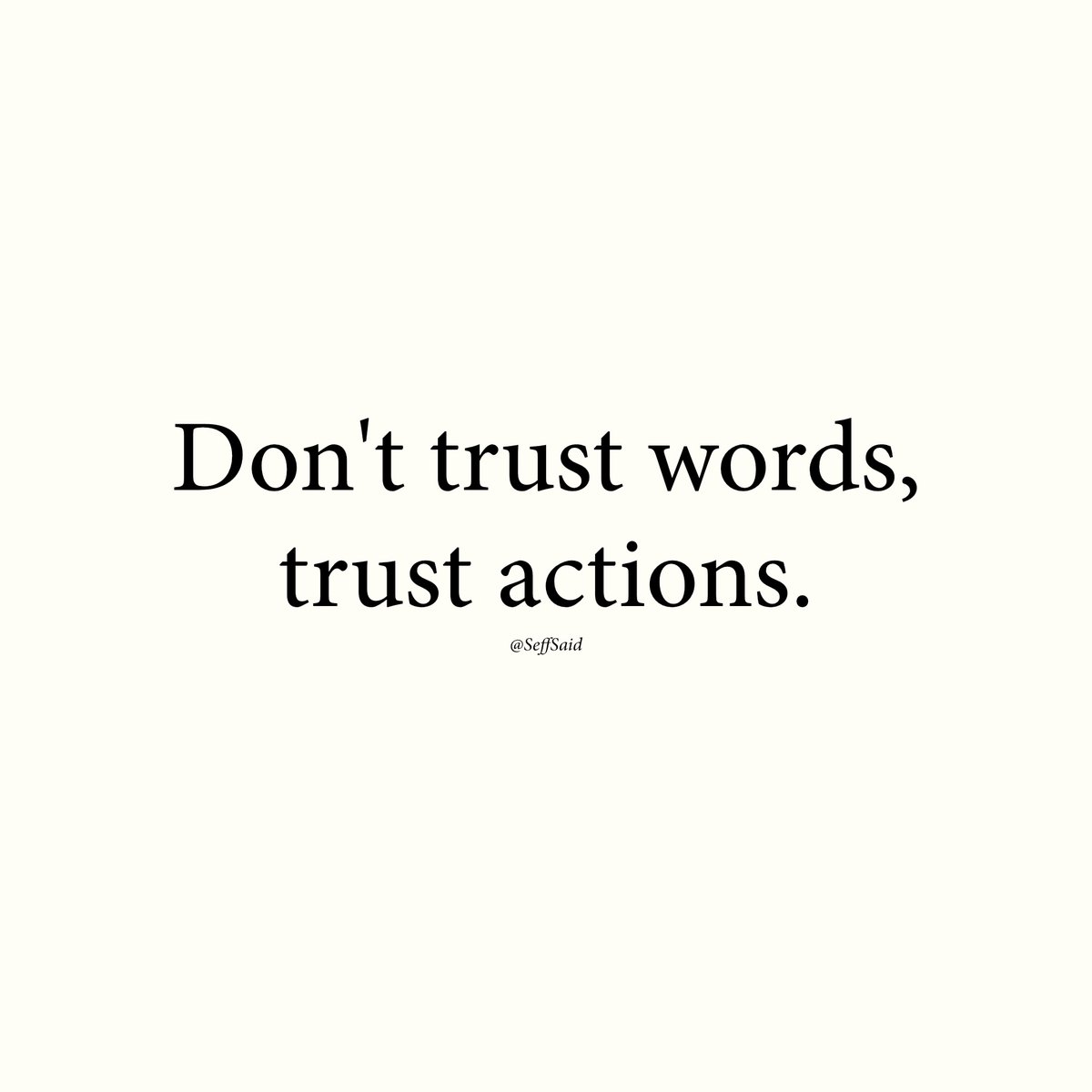 Trust action. Trust action