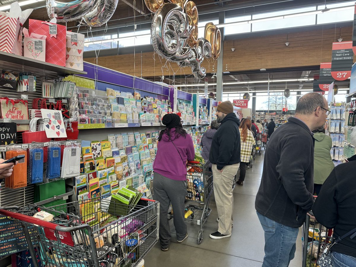 Seriously ⁦<a href="/HEB/">H-E-B</a>⁩!?  Hoping to not wait 1/2 hour to check out. When did we become the Soviet Union waiting in line to buy bread?