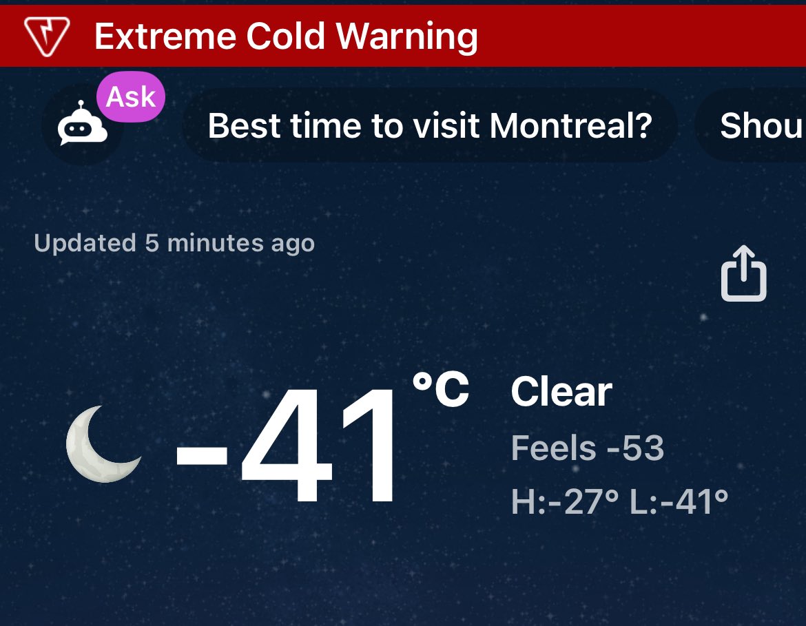 CanadianGrayz's tweet photo. @YesWeCrann Something from Canada to make you feel warmer https://t.co/Ie0JoaLZM0