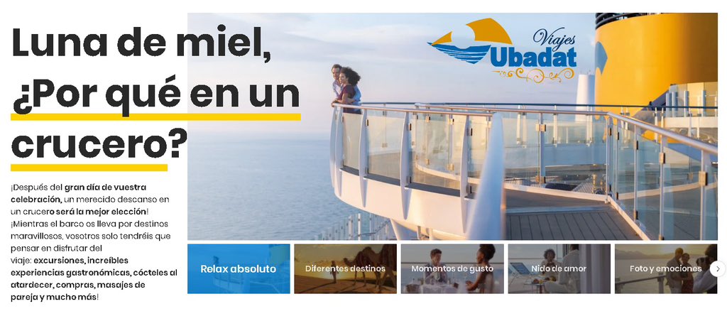 ¡COLABORACIÓN UBADAT VIAJES &amp; COSTA CRUCEROS - DBLANCO 2024!

En <a href="/ubadat_viajes/">Ubadat Viajes</a> hemos alcanzado acuerdo de colaboración con <a href="/costacruceros/">Costa Cruceros</a> para las parejas que reserven su Luna de Miel en DBlanco.

#feriadebodas #bodas2024 #bodasjaen #comuniones #novias2024 #novios2024 #DBlanco