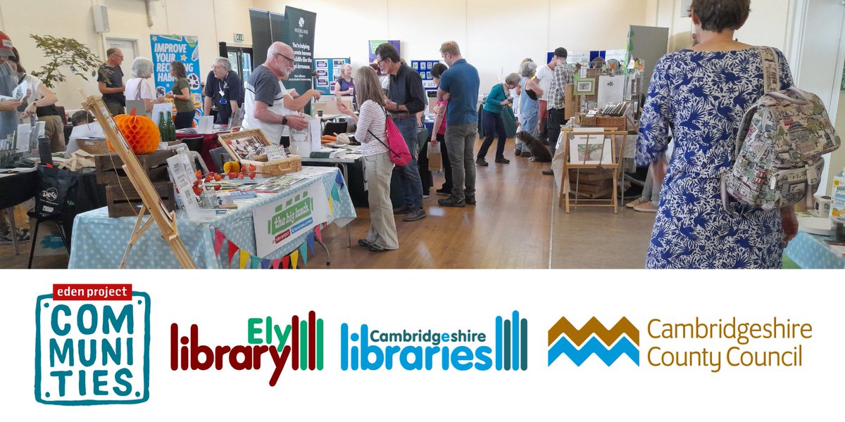 Join @edencommunities and @cambslib on Saturday 3 February, 11 - 3, at Ely Library Eco Fair, for our #Cambridgeshire Winter Warmer roadshow. @CambsCC @BBCCambs @Cambslive @FoodCambridge Register here: events.more-human.co.uk/event/winter-w…